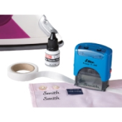 Laundry Kit Includes Edding Laundry Permanent Fabric Marker Pen & Blank  Iron-on Nametape Perfect for School Uniforms, Care Homes Etc. 